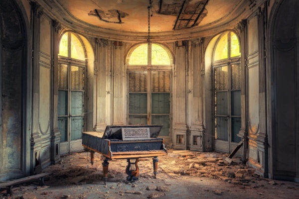 an abandoned chateau in France -