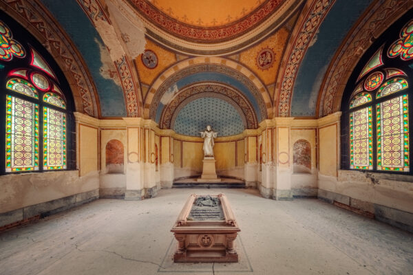 an abandoned gravesite -