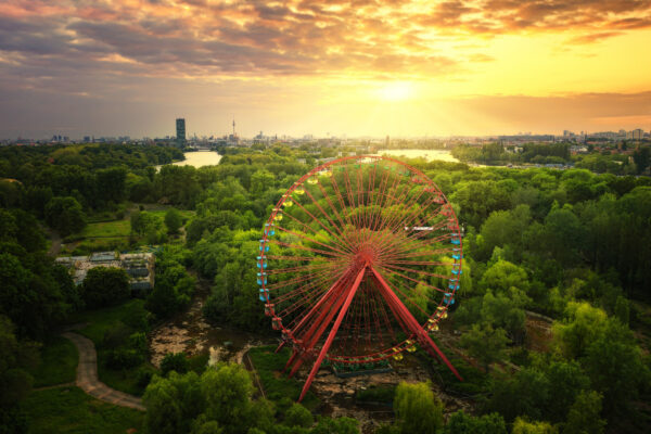 an abandoned theme park in Berlin -