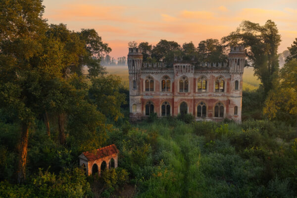 an abandoned "castle" -