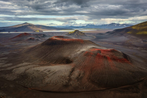 volcanic landscape on iceland -