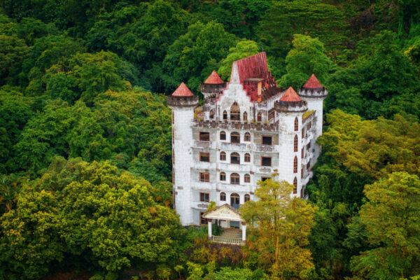 ...an abandoned castle in Taiwan, slowly but steadily being reclaimed by nature -