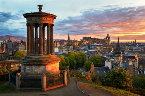 Wonderful capital of Scotland. -