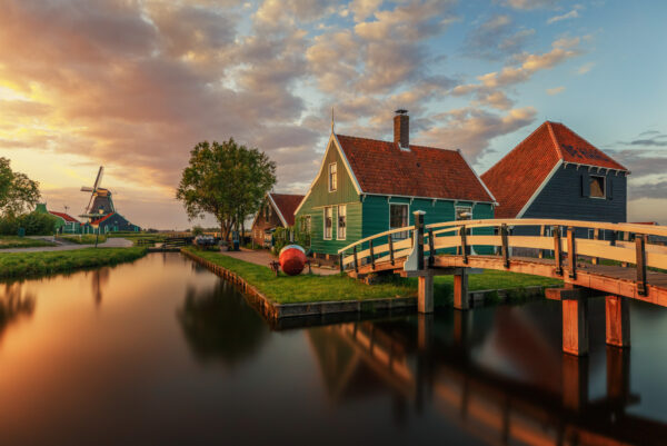 .. the famous Zaanse Schans near Amsterdam during the covid-19 pandemic -