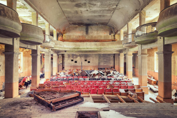 small theater in eastern europe village -