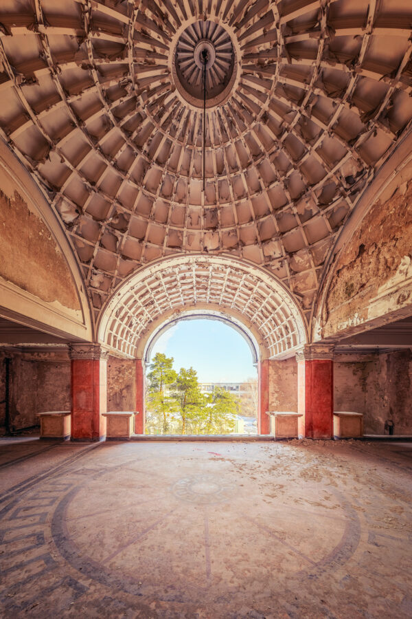 an abandoned building somewhere im eastern europe -