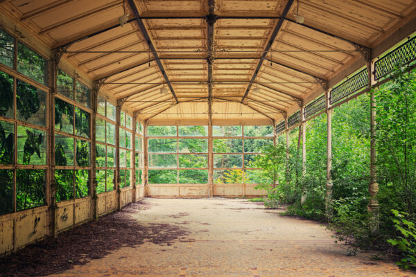 ...from an abandoned hotel -