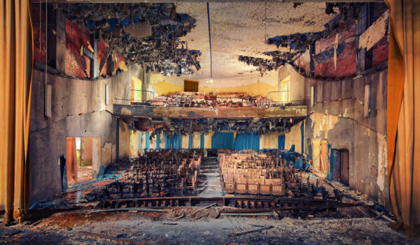 abandoned theatre somewhere in europe -