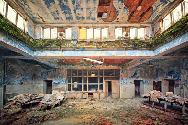 ...in an abandoned hospital -