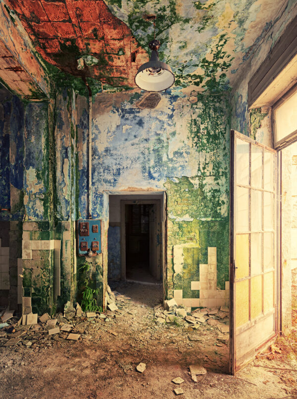 abandonded kitchen of an sanatorium -