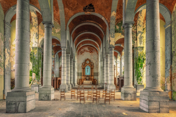 ..an abandoned church somewhere in europe -