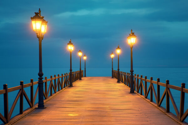 a jetty in Spain -