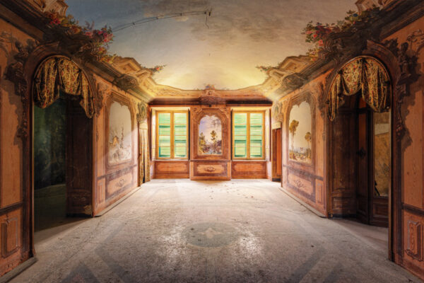 an abandoned villa somewhere in europe -