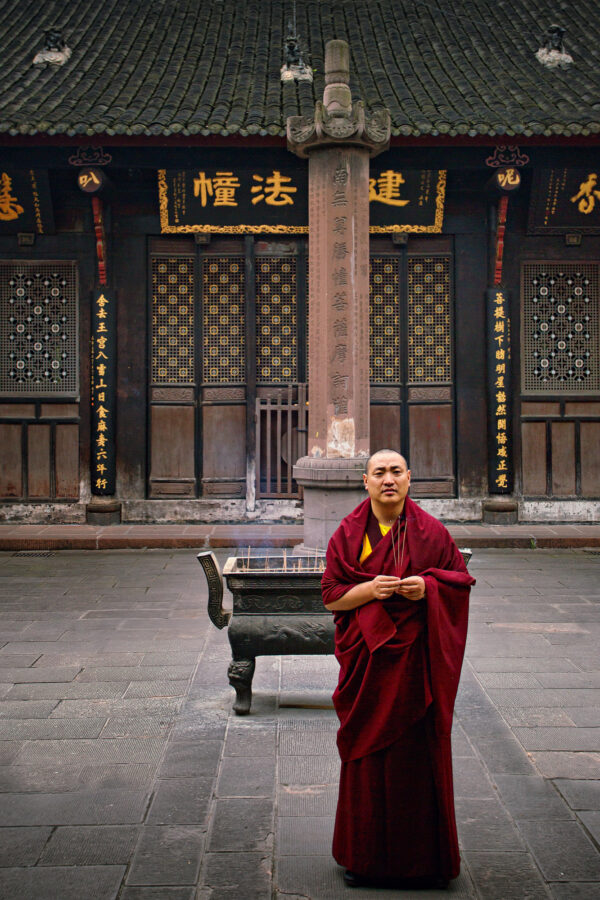 monk in china -