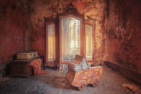in an abandoned villa -