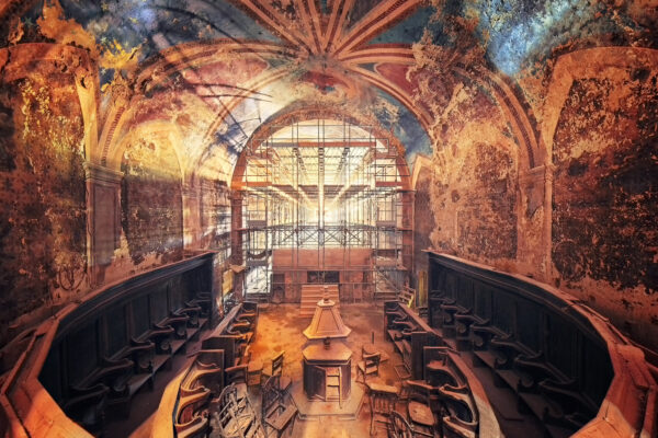 ...an abandoned monastery -