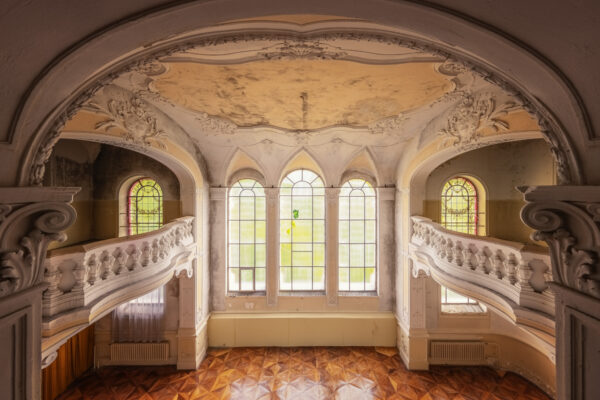 abandoned monastery somewhere in europe -