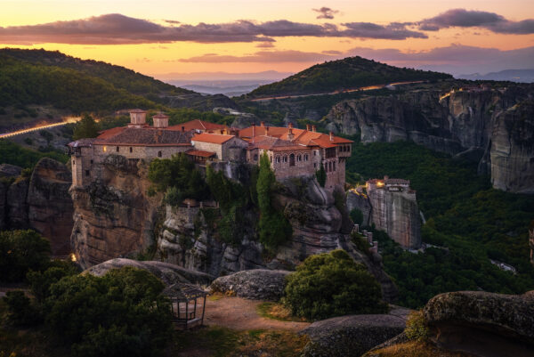 the famous monasteries of Meteora (Greece) -