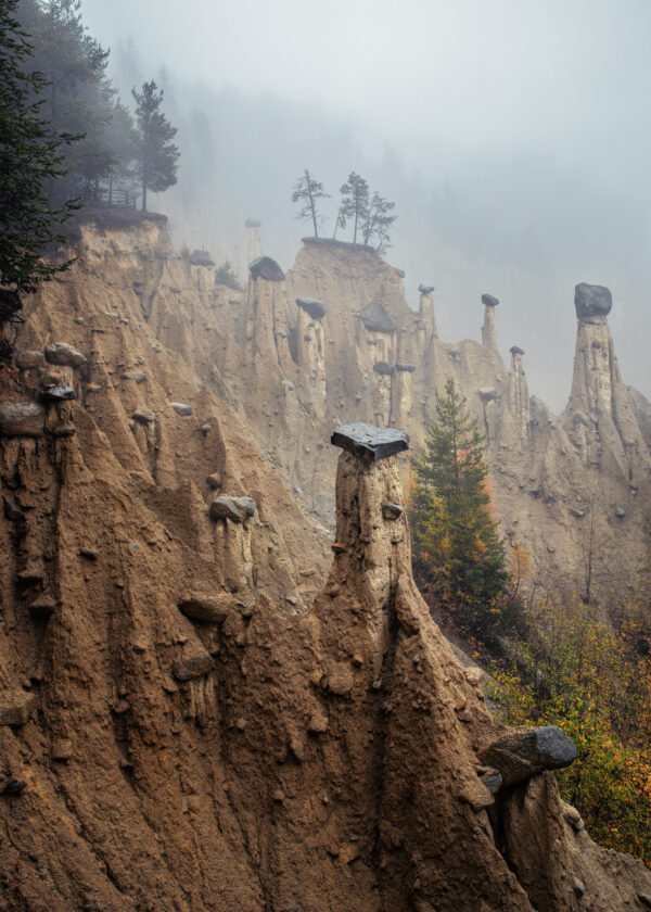 earth pyramids in italy -