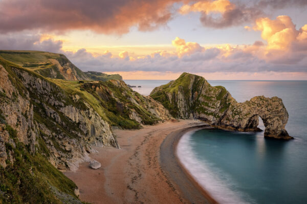 the durdle door in UK -