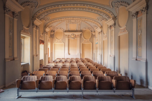 ..a bygone era, when the pursuit of a pious life began in these very halls. -