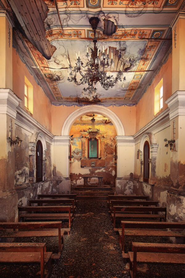 abandoned church of a small village -