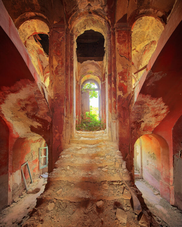 abandoned castle in Italy -