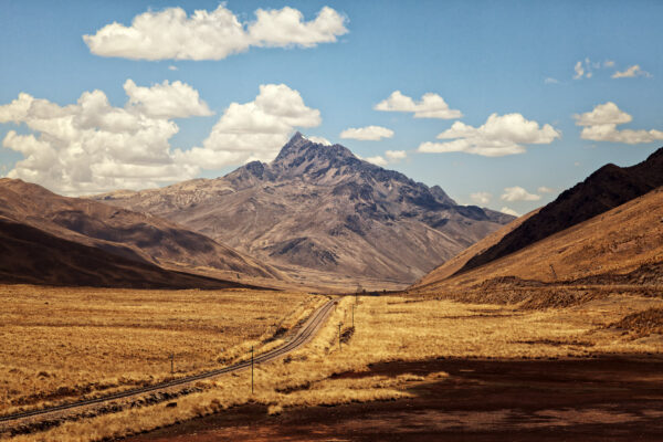 beautiful Andes in Peru. -
