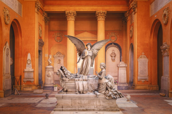 ...a very impressive and beautiful cemetery in Italy -