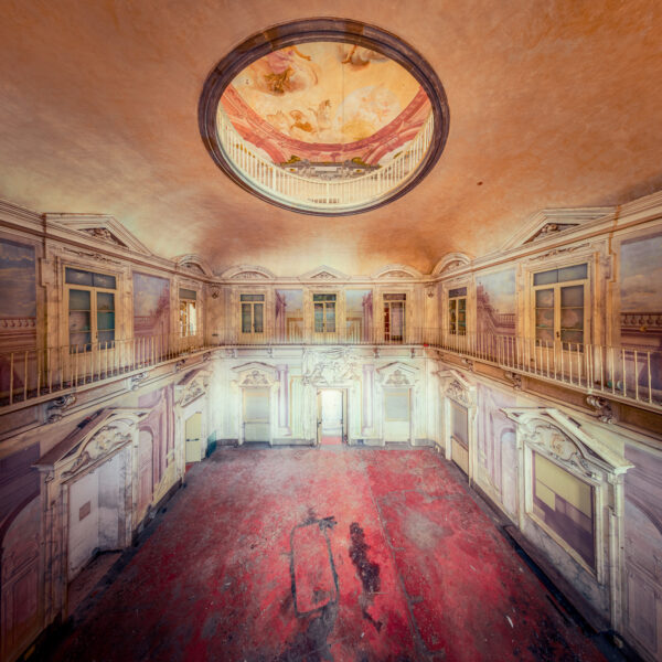 the grand entrance hall in a palace -