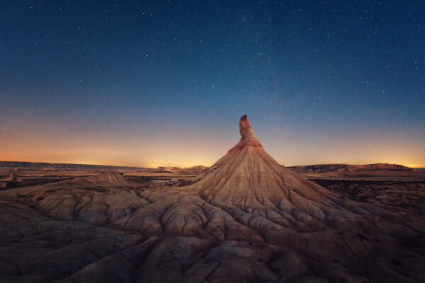 Castil de Tierra in the spanish national park Bardenas Reales -