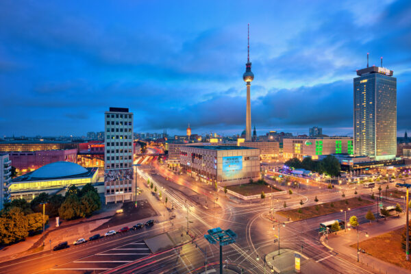 in the middle of Berlin -