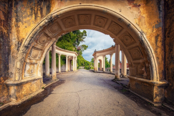 a magnificent structure in Abkhazia -
