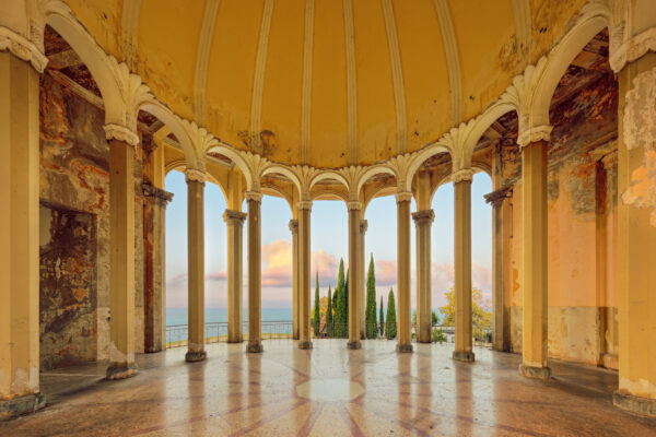 .. abandoned train station in the former sovjet union -