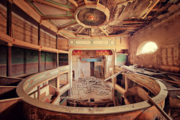 .. in a abandoned theatre -