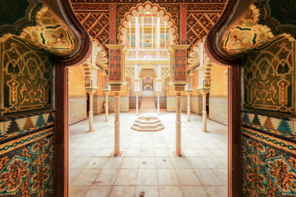 ...abandoned Moorish palace, fortunately now under reconstruction -