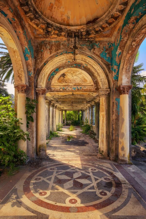 abandoned former sovjet train station -