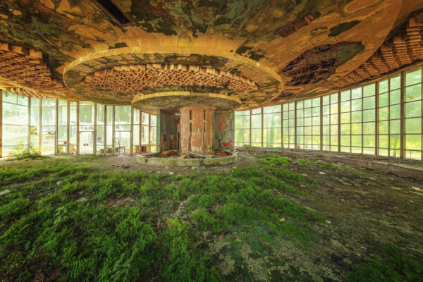 ...an abandoned restaurant -