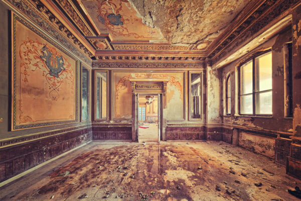 inside a abandoned building -