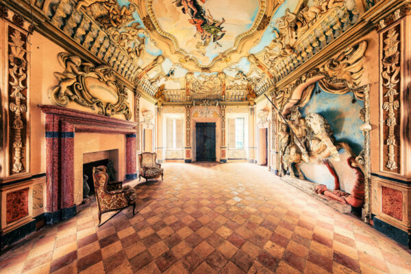 abandoned villa in europe -