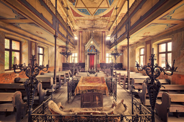 ..abandoned synagogue, closed after the holocaust -