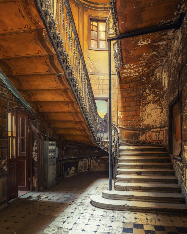 just a staircase somewhere in georgia -