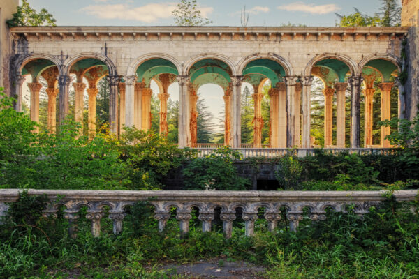 ..are slowly being reclaimed by nature -