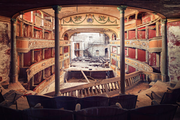 abandoned theatre in europe -