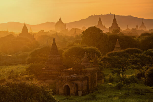 A morning in the magical Bagan / Myanmar. -