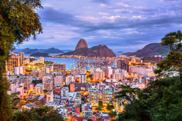 A view to the sugar leaf, Rio de Janeiro. -