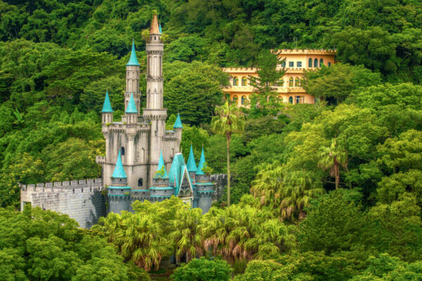 once upon a time, deep in a tropical rainforest, stood a castle of dreams.